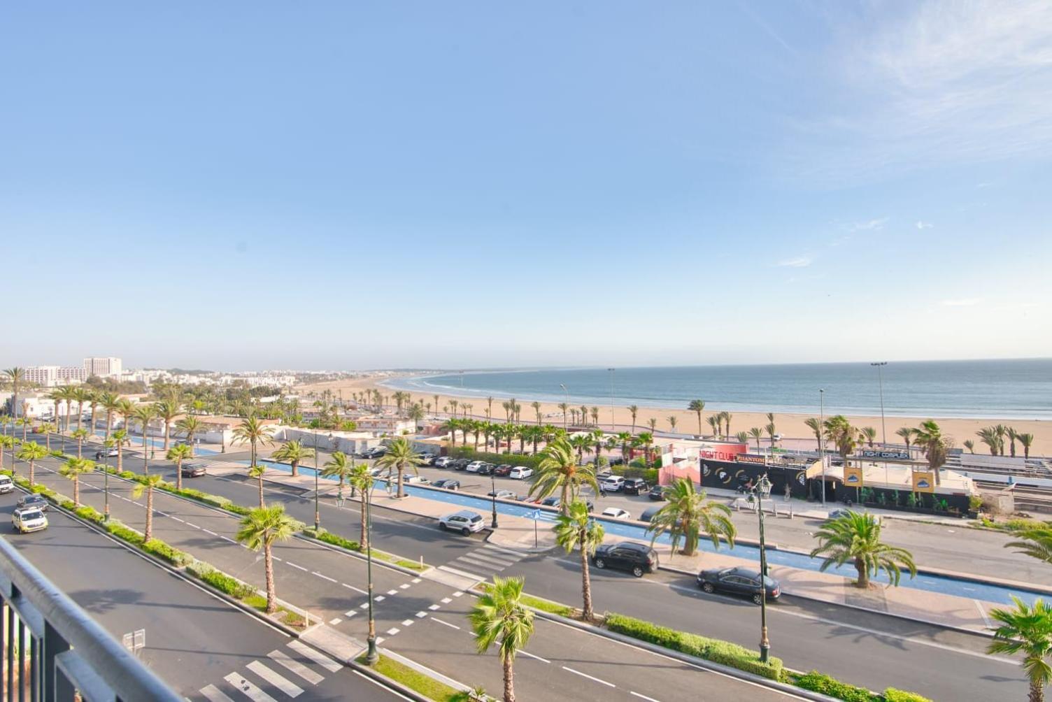 公寓 Luxury Seafront 101sqm With 2 Bedrooms And Wi-fi Unlimited 阿加迪尔