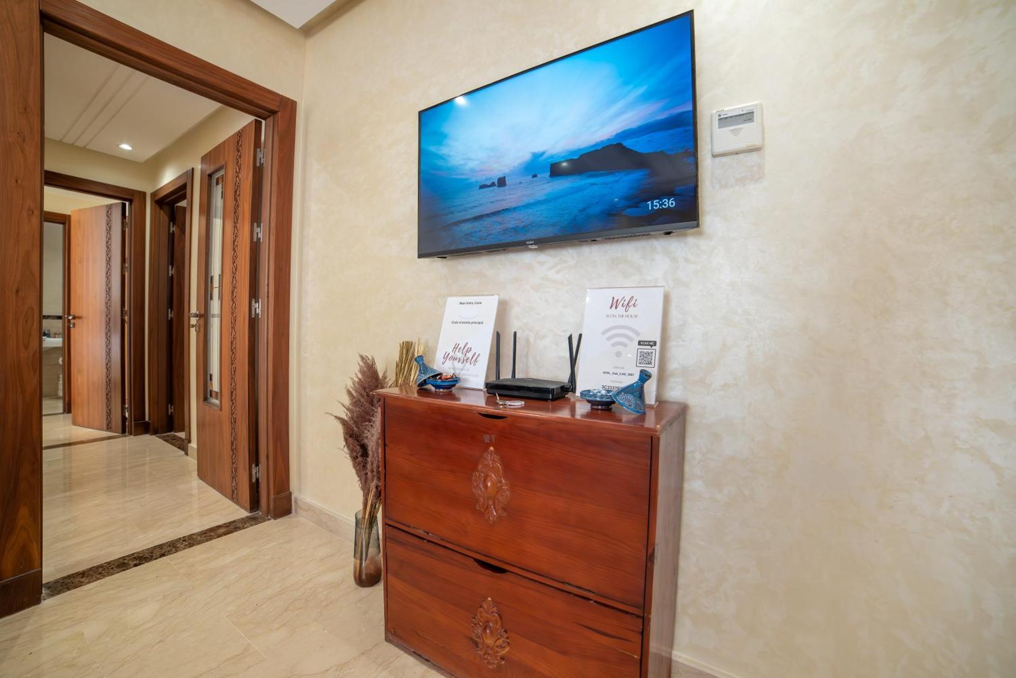 Luxury Seafront 101sqm With 2 Bedrooms And Wi-fi Unlimited 公寓 阿加迪尔